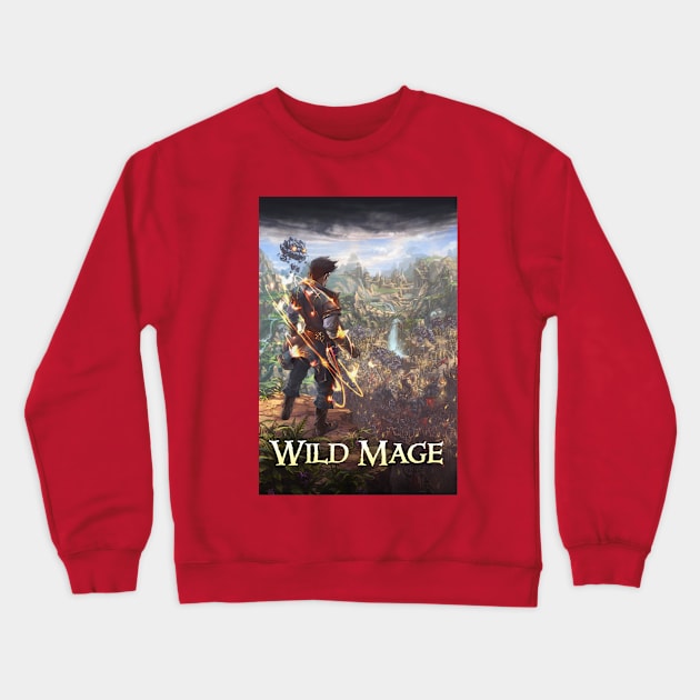 Wild Mage: Water and Stone (Legacy of the Blade) Crewneck Sweatshirt by Joseph J Bailey Author Designs